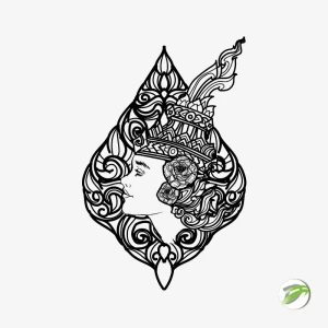 Woman Tattoo Vector Design