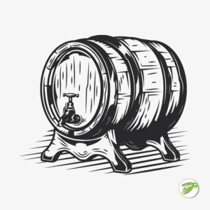 Outline Barrel Freebie Vector Design