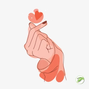 Colored Heart Vector Desig