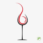 Abstract Wine Vector Design