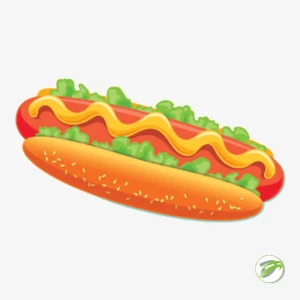 Hot Dog Freebie Vector Design