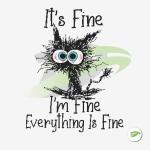 Everything is Fine Cross Stitch