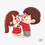 Cute Boy and Girl Vector Design