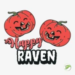 Happy Raven Freebie Vector Design