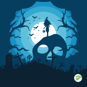 Halloween Template Vector Design