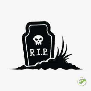 Grave Silhouette 1 Freebie Vector Design