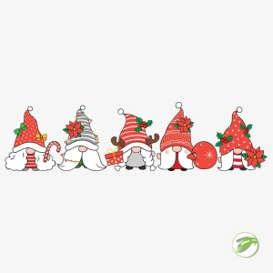 Christmas Gnomes Vector Design