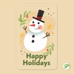 Happy Holidays Vector Design