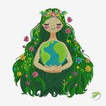 Earth Day Digital Embroidery Design