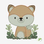 Fox Freebie Digital Embroidery Design