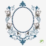 Decorative Frame Digital Embroidery Design