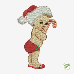 Christmas Candy baby Digital Embroidery Design