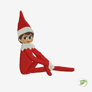 Christmas Elf Digital Embroidery Design