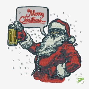 Bad Santa Digital Embroidery Design