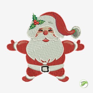 Santa Hug Digital Embroidery Design