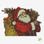 Vintage Santa Digital Embroidery Design