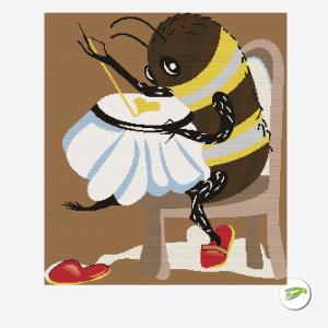 Bee Cross Stitch Pattern