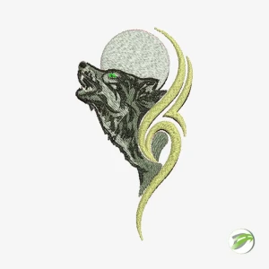 Full Moon Digital Embroidery Design