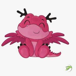 Baby Dragon Vector Design 2