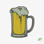 Beer Mug Freebie Digital Embroidery Design