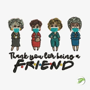 Golden Girls Digital Embroidery Design