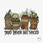 Halloween Drinks Digital Embroidery Design