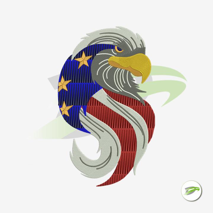 American Eagle JB Embroidery Design