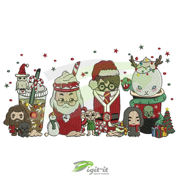 Christmas Wizard Digital Embroidery Design