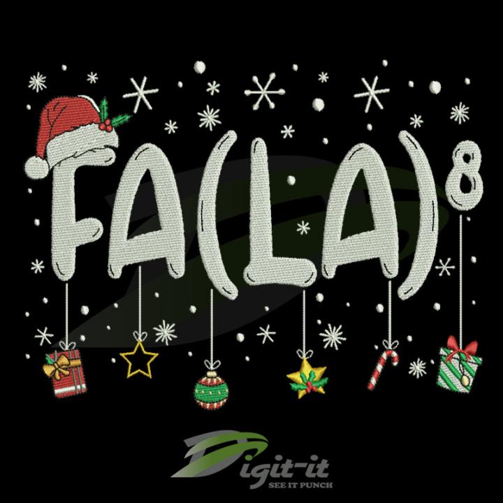 Christmas Song Digital Embroidery Design