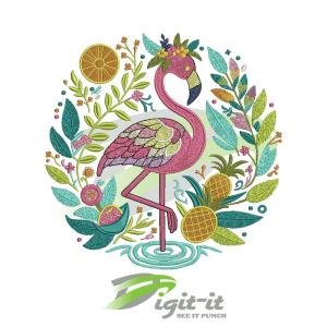Summer Flamingo Pattern