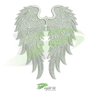 Angel Wings FSL Digital Embroidery Design