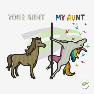 Your Aunt Embroidery Design