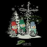 Christmas Snowman 2 Digital Embroidery Design