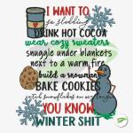 Drink Hot Cocoa Embroidery Design