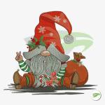 Xmas Gnome Embroidery Design