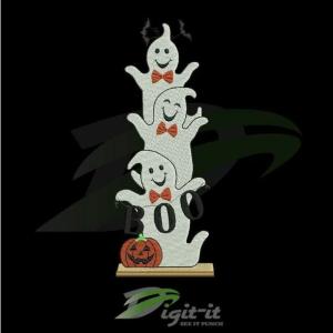 Boo Logo Embroidery Design