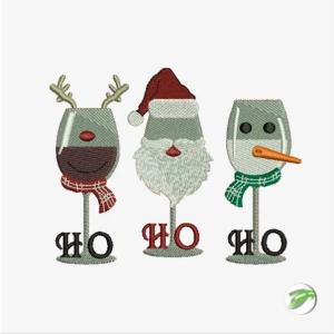 Ho Ho Ho Digital Embroidery Design