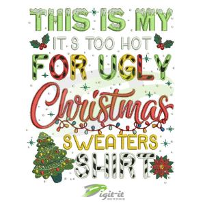 This is my Christmas Digital Embroidery Design