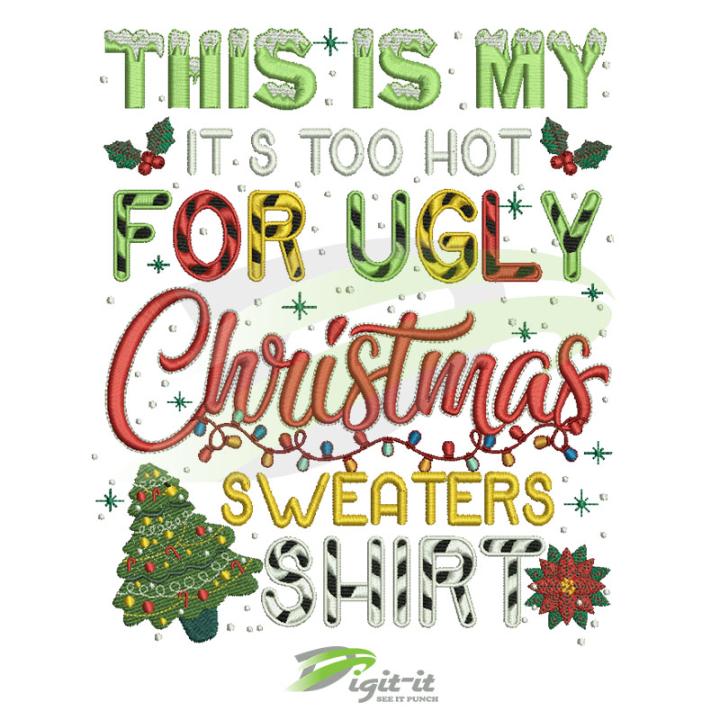 This is my Christmas Digital Embroidery Design