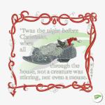 Twas the night | Machine embroidery design