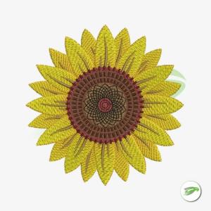 Sunflower Embroidery Design